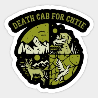 DEATH CAB FOR CUTIE BAND Sticker